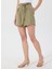 Normal Bel Normal Haki Kadın Şort M5SL-SRT1722 3