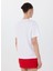 Bisiklet Yaka Baskılı Beyaz Kadın T-Shirt F5SL-TST0426 4