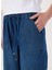 Standart Bel Normal Paça Bol Kesim Lacivert Kadın Denim Pantolon M5SL-PNT1010 4