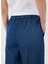 Standart Bel Normal Paça Bol Kesim Lacivert Kadın Denim Pantolon M5SL-PNT1010 5