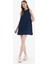 Fashion Fit Bisiklet Yaka Kolsuz Yumuşak Jean Elbise D8257AX25SM 1