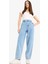 Carrot Fit Beli Lastikli Bilek Boy Jean Yıkamalı Pantolon E1686AX25SM 3