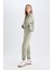 Regular Fit Normal Kalıp Basic Düz İçi Kalın Polarlı Eşofman Takımı D8022AXNS 4