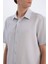 Regular Fit Polo Yaka Krinkıl Yazlık Kısa Kollu Gömlek E1223AX25SM 5