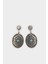 Kadın Eskitme Mavi Taşlı Kadın Silver Küpe E4531AXNS 1