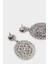 Kadın Eskitme Mavi Taşlı Kadın Silver Küpe E4531AXNS 3