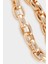 Kadın Kalın Zincir Gold Bileklik E6724AXNS 3