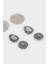 Kadın Eskitme 3'lü Silver Küpe E4522AXNS 2