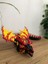 3D Yazıcı Üretimi Hareketli Ejderha Figürü 43 cm 1