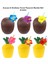 Ananas Hindistan Cevizi Tasarımlı Pipetli Bardak Seti (6 Adet) 1