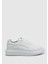 Beyaz Deri Erkek Sneaker 1