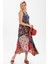 Peçvörk Vual Elbise | Patchwork Dress Turkuaz 4