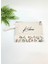 Isme Özel Kişiye Özel Yeşil Yaprak Desenli Baskılı Clutch Kadın Bez Çanta Bez Makyaj Çantası 1
