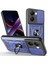 Poco X7 Pro Kılıf Magnetik Standlı Kamera Korumalı Tkgn Sürgülü Veega Kapak - Mavi 1