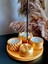 Gold Renk 5'li Set (16 cm Sunum Tepsisi + 3 Mum + Tütsülük) Hediye Tütsü 1