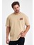 Good Vibes Baskılı Oversize Tişört 2