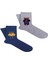 Black Arden Socks Yumuşacık Adımlar Teddy Çorap Rahatlığı 4'lü Renkli Çoraplar 2