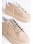 Softflex Bağcıklı Taşlı Ortopedik Kadın Sneaker - Ten 5