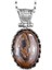 Doğal Taş Kolye - 925 Ayar Gümüş Kolye (Bronzit) 1