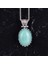 Doğal Taş Kolye - 925 Ayar Gümüş Kolye (Amazonit) 5