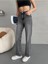 Kadın Yüksek Bel Likralı Straight Fit jean 3