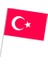 Sopalı Bez Bayrak 20X30 Türk Bayrağı - 3 Adet 1