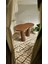 Wood Wooden Ahşap Kahverengi Renk 2'li Set Mantar Yan Sehpa Fiskos Çiçeklik Decorative 2