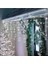 YPS-120B 192 Ledli 2x1 M 60/80/100CM 24'lü Saçak/fişli Ip/44 Beyaz Işık 1