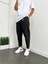 Bel Lastikli Rahat Kesim Dokulu Çizgili Jogger Pantalon 1