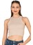 Özkan 27425 Kadın Pamuklu Kaşkorse Fitilli Halter Yaka Esnek Rahat Geniş Biyeli Crop Atlet Büstiyer 1