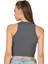 Özkan 27425 Kadın Pamuklu Kaşkorse Fitilli Halter Yaka Esnek Rahat Geniş Biyeli Crop Atlet Büstiyer 2
