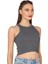 Özkan 27425 Kadın Pamuklu Kaşkorse Fitilli Halter Yaka Esnek Rahat Geniş Biyeli Crop Atlet Büstiyer 3
