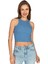 Özkan 27425 Kadın Pamuklu Kaşkorse Fitilli Halter Yaka Esnek Rahat Geniş Biyeli Crop Atlet Büstiyer 1