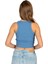 Özkan 27425 Kadın Pamuklu Kaşkorse Fitilli Halter Yaka Esnek Rahat Geniş Biyeli Crop Atlet Büstiyer 2