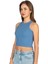 Özkan 27425 Kadın Pamuklu Kaşkorse Fitilli Halter Yaka Esnek Rahat Geniş Biyeli Crop Atlet Büstiyer 3