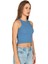 Özkan 27425 Kadın Pamuklu Kaşkorse Fitilli Halter Yaka Esnek Rahat Geniş Biyeli Crop Atlet Büstiyer 4