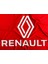 Renault Megane 2 Hatchback (2002 - 2008) Kırmızı Kumaş Araba Branda Logolu Penye Oto Branda 2