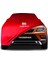 Seat Ateca Kırmızı Kumaş Araba Branda Logolu Kumaş Araba Brandası Penye Oto Branda 1