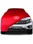 Volkswagen Tiguan 2 (2016 - 2020) Kırmızı Kumaş Araba Branda Logolu Kumaş Araba Brandası Penye Oto Branda 1