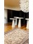 Wood Wooden Ahşap Krem Renk 3’lü Set Mantar Yan Sehpa Fiskos Çiçeklik Decorative 3