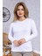 Kadın Badi Yuvarlak Yaka Sade Düz Body 6503 1
