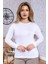 Kadın Badi Yuvarlak Yaka Sade Düz Body 6503 3