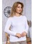 Kadın Badi Yuvarlak Yaka Sade Düz Body 6503 4