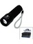 LED Hıghlıghtıng Aluminum Flashlight Pilli Zoomlu El Feneri Metal Kasa 1