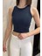 Kadın Halter Yaka Crop Top Bluz 4