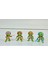 Oyuncak Ninja Kaplumbağalar Leonardo Raphael Michelangelo Donatello 4 Lü Set Figür 8 cm 1