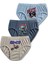 %95 Pamuklu Erkek Çocuk Slip Külot Iç Çamaşır 6lı Set 4