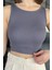 Kadın Bisiklet Yaka Sıfır Kol Basic Body Bluz 4
