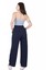 Looksense Kadın Kemerli Çift Köprülü Pantolon 01014 3