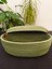 Jüt Hasır Sepet Oval Kapaklı Organizer 30 x 20 4